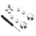 thumbnail image 1 of Qiilu Ensemble de Boutons en Alliage d'Aluminium pour Contrôleur, Outils de Réparation, Pièce de Rechange, 7 Pcs, 1 of 1