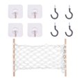 thumbnail image 2 of Hanging Fruit Baskets for Kitchen Home Kitchen Fruit Hanging Basket Cotton Rope Hand-Woven Storage Basket Fruit Basket for Kitchen Counter Hanging Fruit Basket for Kitchen, 2 of 8