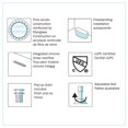 thumbnail image 4 of A&E Bath and Shower POPPY RIGHT Bathtub, 4 of 8