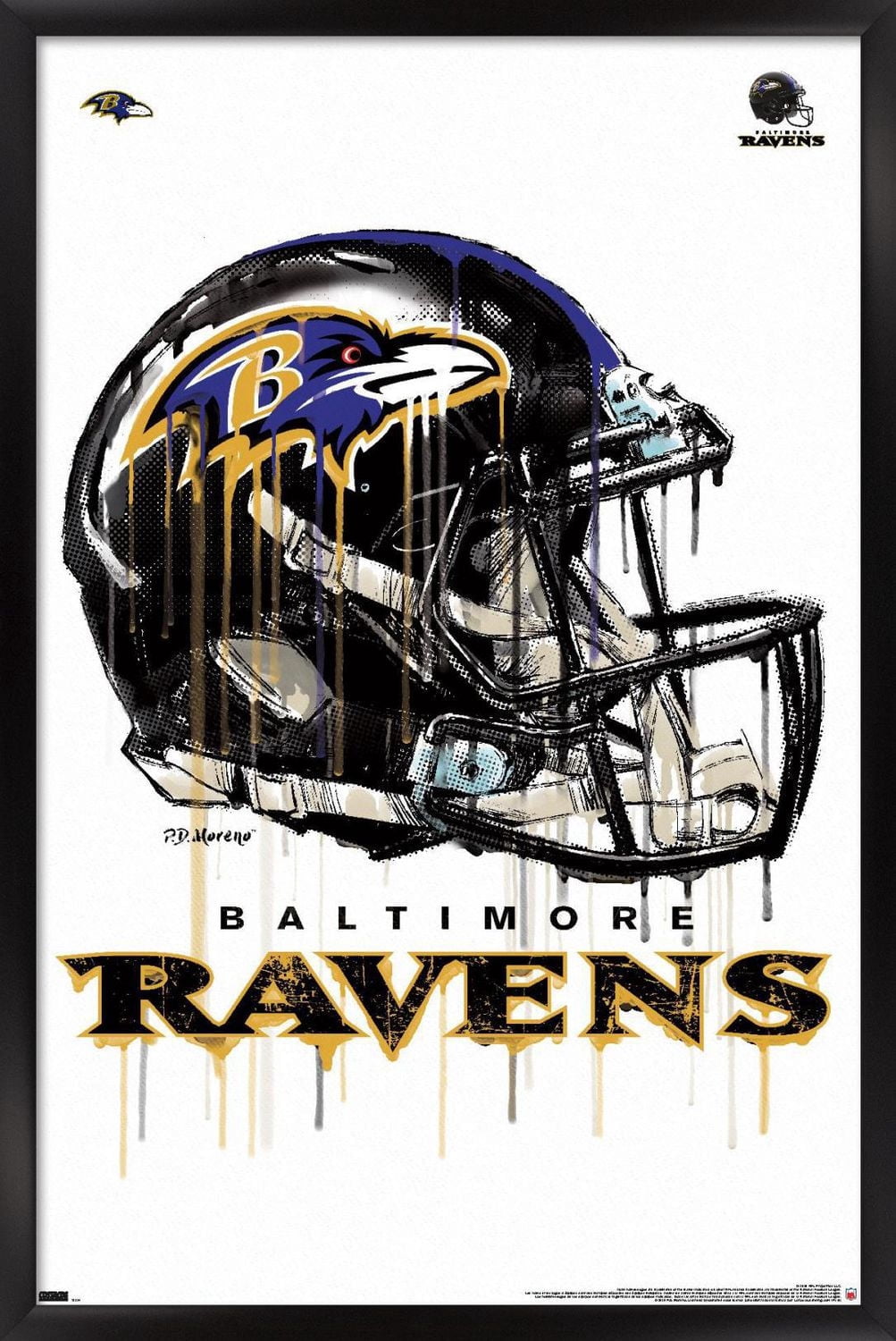 NFL Baltimore Ravens - Casque anti-goutte 20