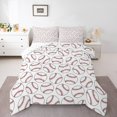 thumbnail image 2 of Erosebridal Softball Sports Bedding Full Comforter Set, Baseball Down Comforter, Cartoon Balls Decor, Reversible 3pcs, 2 of 7