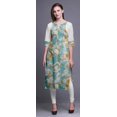 thumbnail image 2 of Bimba Robes Tuniques Droites en Coton pour Femmes Kurti Imprimé Tenue d'Été Kurta-Medium, 2 of 6