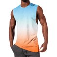 thumbnail image 1 of NTACZA Tank Tops for Man Athletic Sleeveless Basic Shirt Sports Crew Neck Gradient Mens Shirts M, 1 of 5