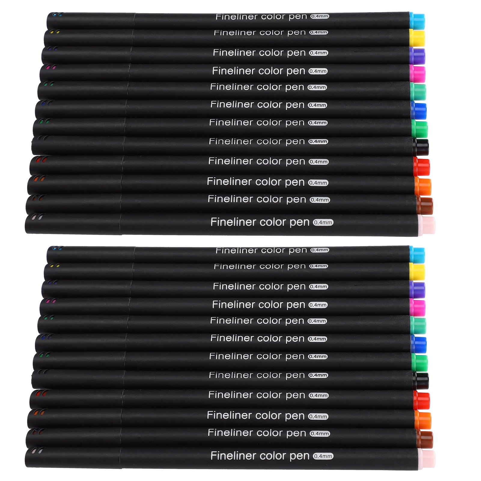 Fine Tip Markers,0.4mm Fine Point Colored Thin Markers Pen Drawing Accessories Striking Appearance