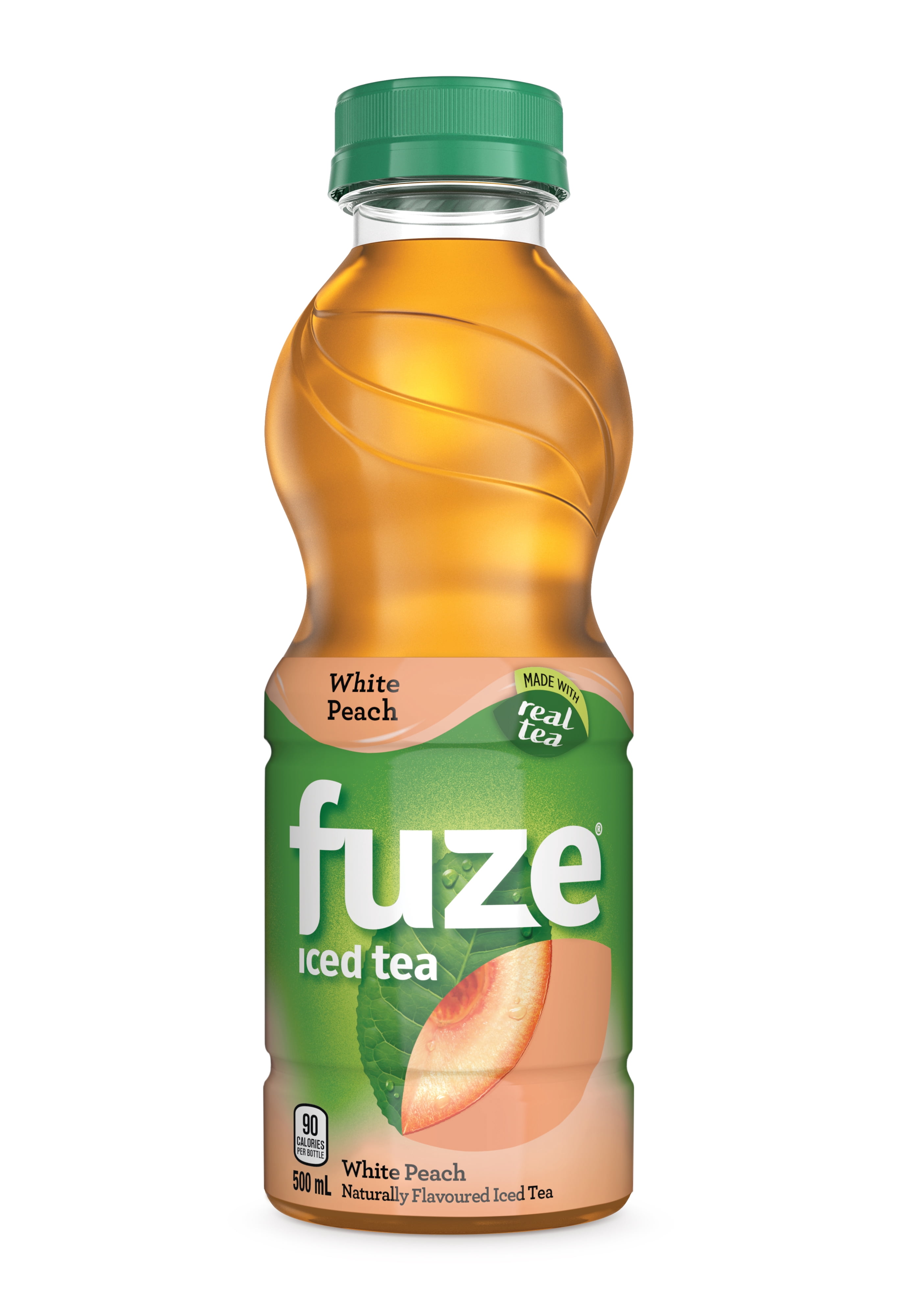 Fuze Iced Tea White Peach Bottle, 500 mL