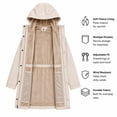 thumbnail image 4 of Reebok Women's Long Softshell Rain Jacket, Sizes XS-XXL, 4 of 4