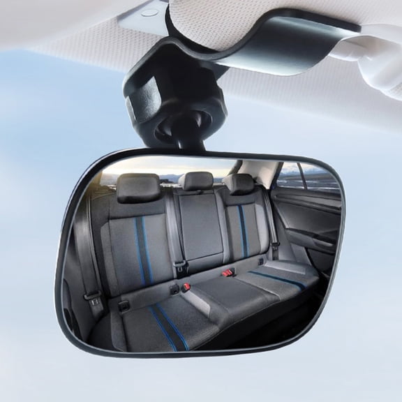 HCBY Baby Car Seat Mirror - Rearview Mirror for Car, Adjustable & Safe, Easy Install, Car Seat Rearview, Makeup Mirror for Driving