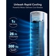thumbnail image 2 of 35 INCH Portable Air Conditioners Windowless, Evaporative Air Cooler with Smart Timer for Auto-Off, Remote Control, Wider Oscillation, Cool Mode, Swamp Cooler Air Conditioner for Bedroom Home Office, 2 of 5