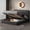 Black, variant on Velmero Queen Size Upholstered Storage Bed with Hydraulic Lift & Easy Assembly - No Box Spring Required,Beige