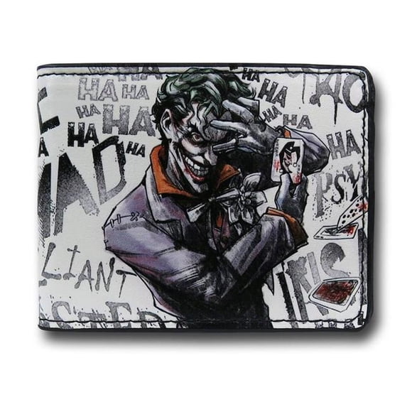 Joker walljokcardsha Joker Cards HA HA Men Bi-Fold Wallet