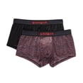 thumbnail image 1 of Men's Papi 626183 Cool 2 Brazilian Trunks - 2 Pack (Black/Red L), 1 of 1