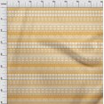 thumbnail image 3 of oneOone Georgette Viscose Mustard Yellow Fabric Aztec Tribal Sewing Material Print Fabric By The Yard 42 Inch Wide, 3 of 4