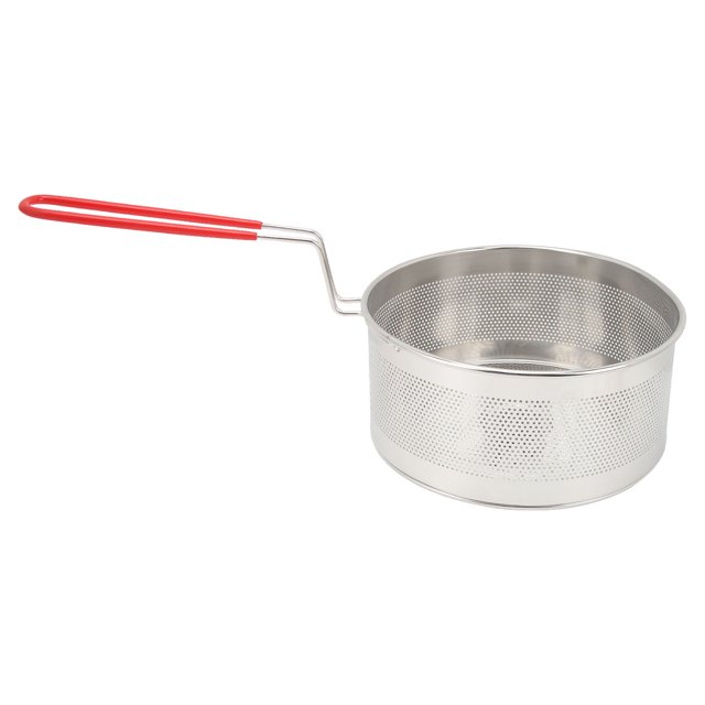 Paniers de Friture Ronds en Acier Inoxydable, Panier de Friture Rond, Panier de Frites Construit pour l'Avenir