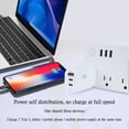 thumbnail image 3 of 65W GaN USB-C Wall Charger PD 3.0 Fast Charging Adapter with Foldable Plug for Smartphones Tablets Laptops, 3 of 6