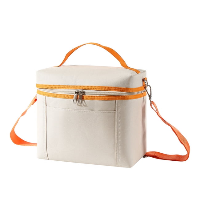 Corduroy Insulation Bag Color Matching Thickened Water Proof Portable Lunch Bag Ice Pack Lunch Box Bag