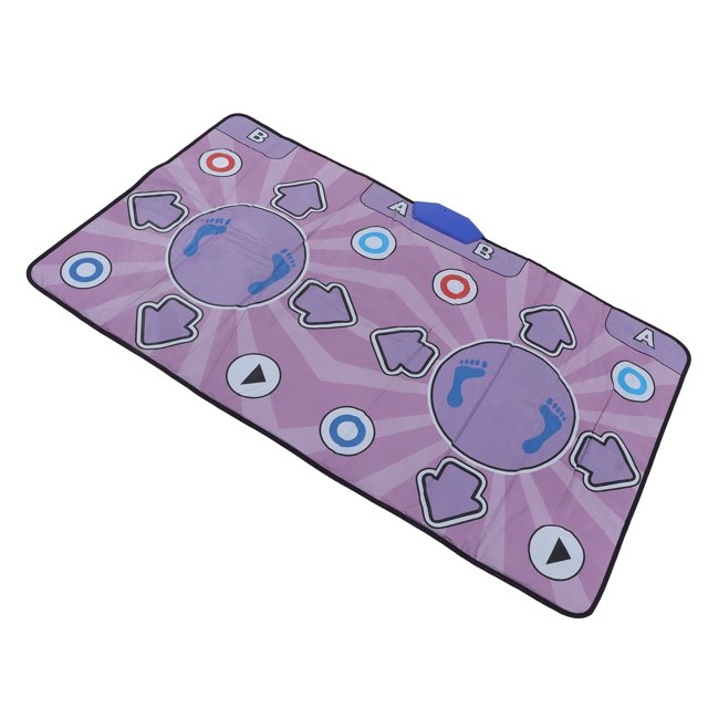 Tapis de Danse Électronique 2 Joueurs, Tapis de Danse Rythmique Pas à Pas avec Caméra AR pour Garçons Filles