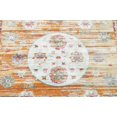 thumbnail image 2 of Tapis à Médaillon Oriental Turc à Motif Floral Usé, 2 of 8