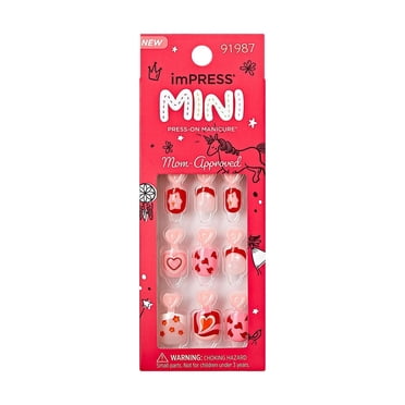 imPRESS Mini, Ongles Autocollants, Terrain de Jeu, Squoval