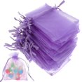 thumbnail image 1 of CHOK Organza Gift Bag Drawstring Design Candy Bags Small Mesh Favor Packaging Jewelry  50 Pcs, 1 of 6