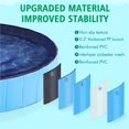 thumbnail image 4 of Yaheetech Piscine pour Animaux Pliable TTG, Baignoire Portable en PVC pour Chiens et Chats, Bleu, 4 of 7