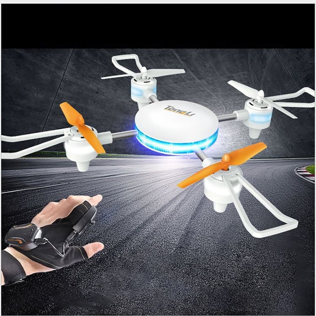 Alloy Four Axis Induction Gesture Aerial Photography HD Gravity Vehicle