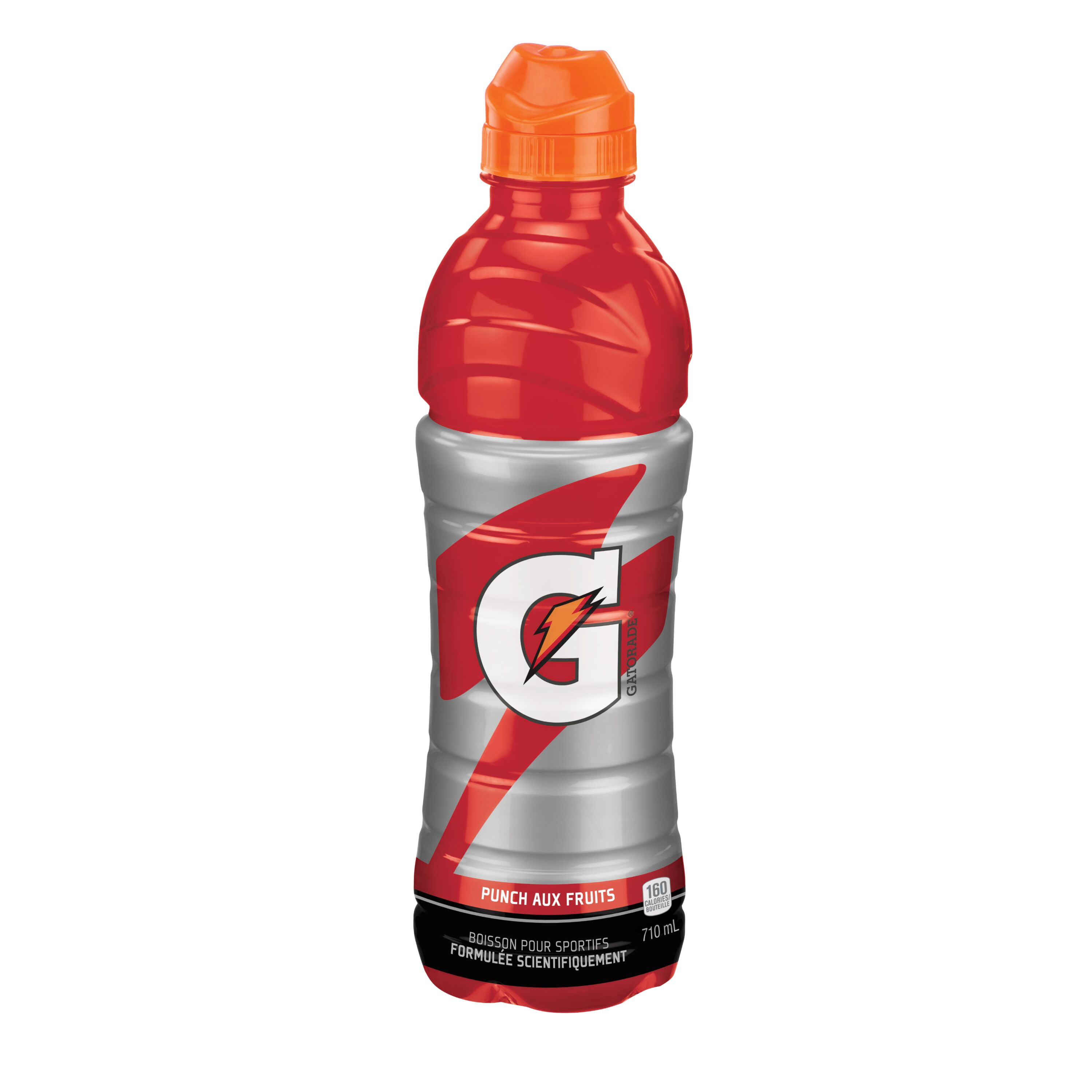 Boisson énergétique Gatorade Fruit Punch 710 mL, Bouteille