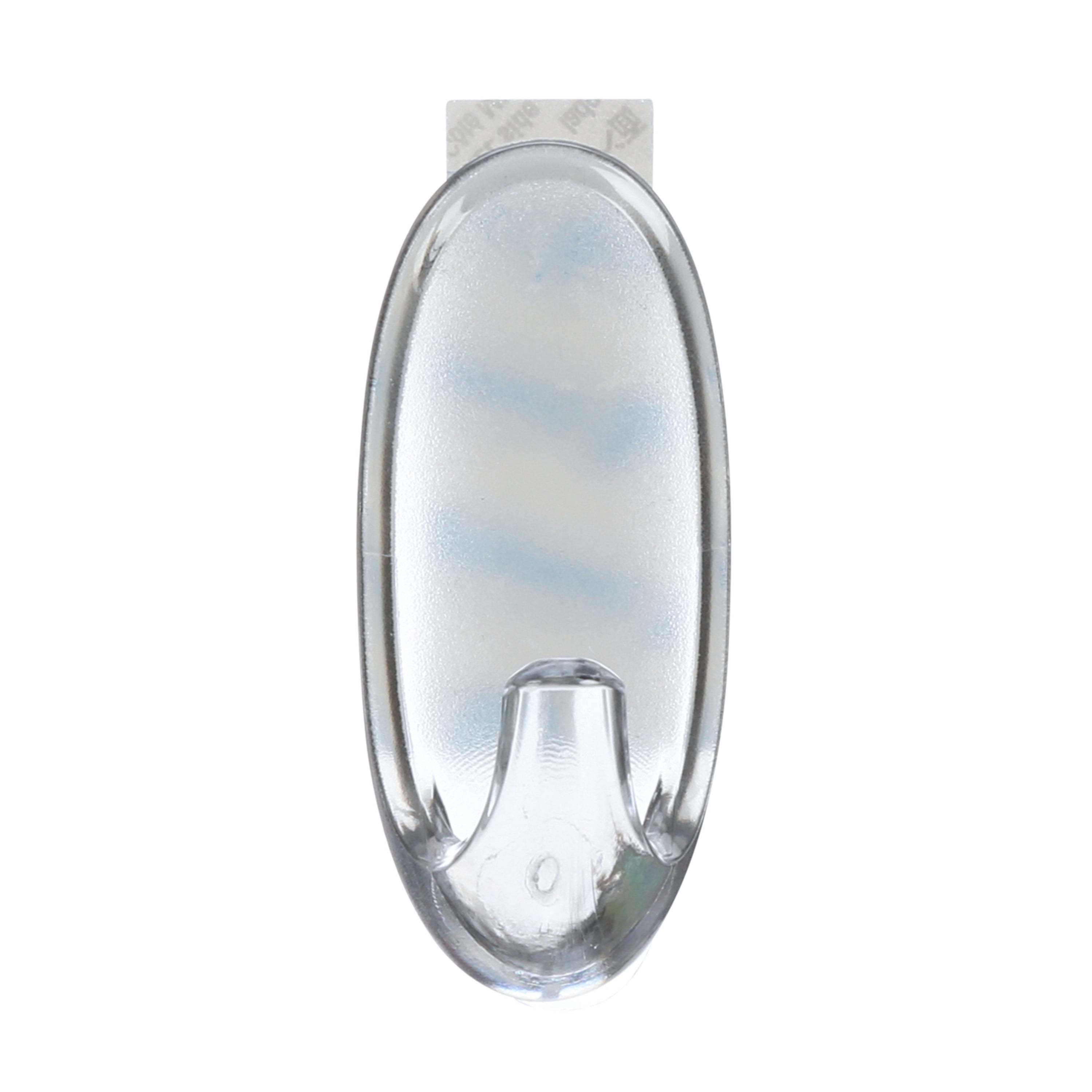 Command Clear Hooks, Medium, Holds 2 lb (0.9 kg), 6 Hooks, 12 Adhseive Strips, Value Pack