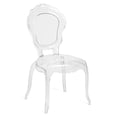 thumbnail image 1 of Plata Import Princess Clear Plastic Chair, 1 of 2