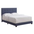 thumbnail image 2 of Home Fare Biscuit Tufted Queen Bed in Heathered Denim Blue, 2 of 7