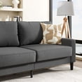 thumbnail image 4 of Mainstays 76 Inch Indoor Fabric Sofa, Dark Grey, 4 of 9