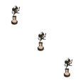 thumbnail image 4 of Transemion Stainless Steel Classic Pattern Candle Holders With Vivid Images For Halloween Decor Spooky B 3Set, 4 of 6