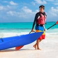 thumbnail image 3 of Costway Single Sit-in Kayak Single Fishing Kayak Boat W/ Paddle & Detachable Rudder, 3 of 9