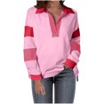 thumbnail image 2 of Cameland Women's Solid Color Long Sleeved Round Neck Pullover Top, 2 of 6