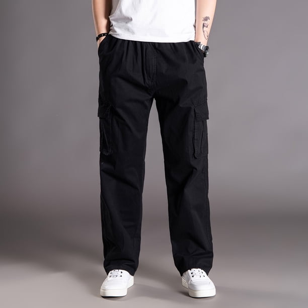 RKSTN Cargo Pants for Men Casual Fashion Loose Plus Size Outdoors