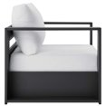 thumbnail image 4 of Modway Tahoe Outdoor Patio Powder-Coated Aluminum 3-Piece Set in Gray White, 4 of 10