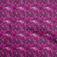 thumbnail image 1 of oneOone Rayon Fuschia Pink Fabric Abstract Sewing Material Print Fabric By The Yard 56 Inch Wide, 1 of 4