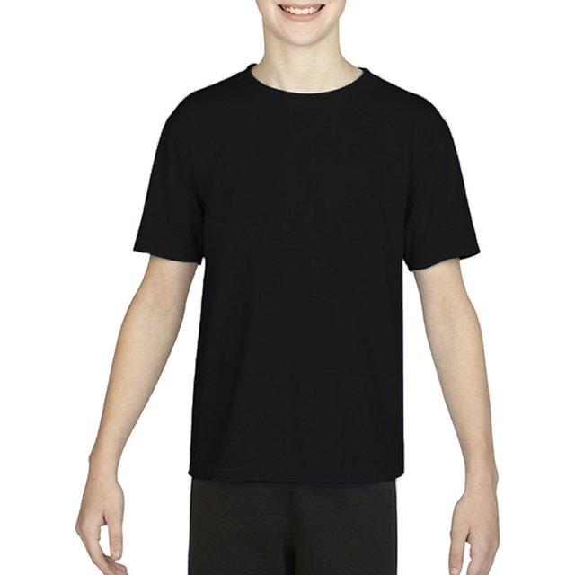 Gildan T-Shirt Performance pour Jeunes, S, Noir