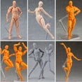 thumbnail image 2 of 1 Set Anime Drawing Figures For Artists Body Action Figure Model Human Toy Doll, 2 of 6