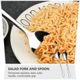 thumbnail image 2 of Shisuyan Salad Serving Flatware Stainless Steel Silver 1Set 7.9x1.9x0.4In, 2 of 9