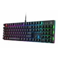 thumbnail image 1 of KM-G12 Mechanical Keyboard, RGB 104 Keys Gaming Keyboard with Brown Switches, Aluminum Alloy Panel, 1 of 5