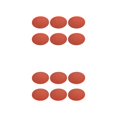 thumbnail image 2 of relayinert 6pcs/set Waterproof Place Mats Easy Wash Durable Elegant Non-Slide For Home And Restaurant Plastic Non- Slide Place Mat orange 45*32.5cm 2Set, 2 of 6
