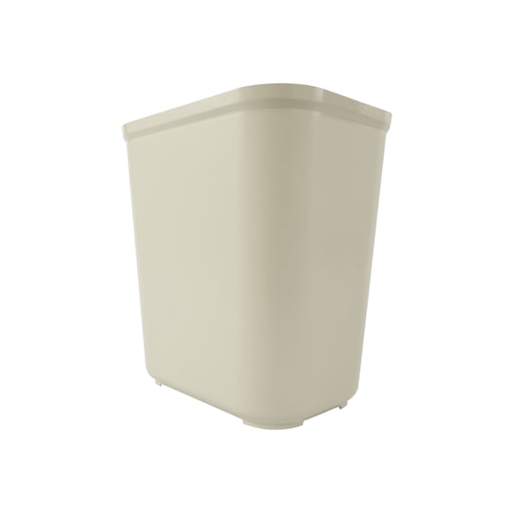 Rubbermaid Commercial Products Fire Resistant Wastebasket 28 QT/7 GAL, for Hospitals/Schools/Hotels/Offices, Beige (FG254300BEIG)