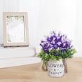 thumbnail image 4 of Aodebiao Small Fake Flowers Plants Mini Artificial Potted Plants for Table Desk Home Bathroom Office Decor, 4 of 6