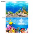 thumbnail image 3 of CBFFDC Easy to Apply Fish Backdrop Double Sided 3D Aquarium Background Clear Print Underwater World Fish Tank Decoration Poster, 3 of 7