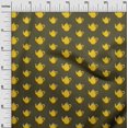 thumbnail image 3 of oneOone Georgette Viscose Dark Olive Green Fabric Tea Kettle Sewing Material Print Fabric By The Yard 42 Inch Wide-S2, 3 of 4