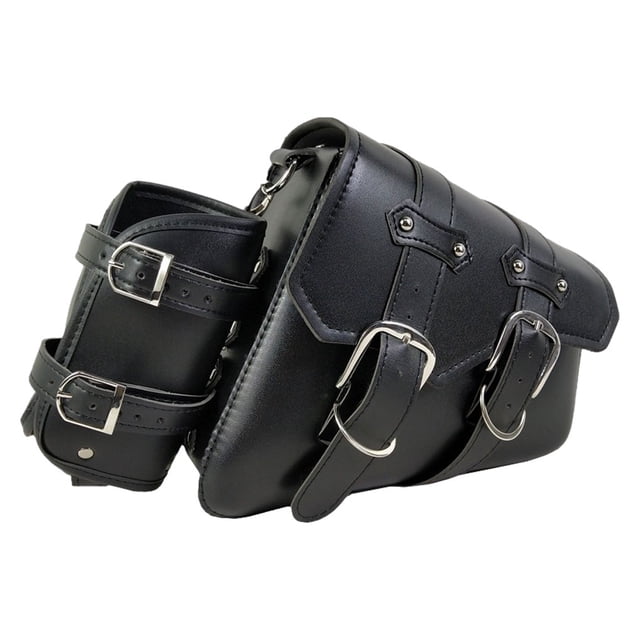 fastboy Universal Motorcycle Phones Wallets Money Saddle Storage Bag Adjustable Side Pack Motorbike Organizer Tool Bags Set 2 Right 1pc