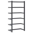 thumbnail image 3 of vidaXL Towel Rack Black 24x12x48 cm Steel, 3 of 5