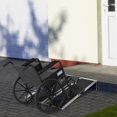 thumbnail image 2 of HOMCOM Rampe de Fauteuil Roulant 4 Pi Trottinette Mobilité Antidérapante Superposition, 2 of 10