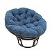 thumbnail image 3 of International Caravan Bali Rattan Papasan Cushion Chair-Indigo, 3 of 3