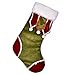 thumbnail image 3 of Vickerman KV203521 21 in. Burgundy &amp; Emerald Velvet Stocking, 3 of 3